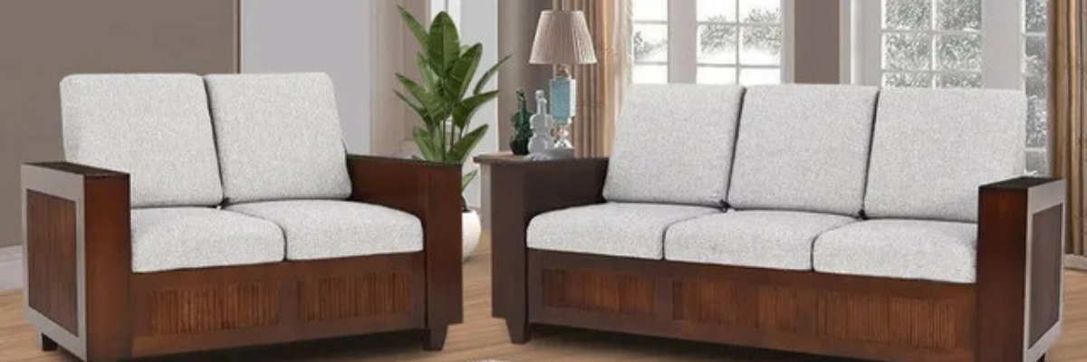 Wooden Sofa Set