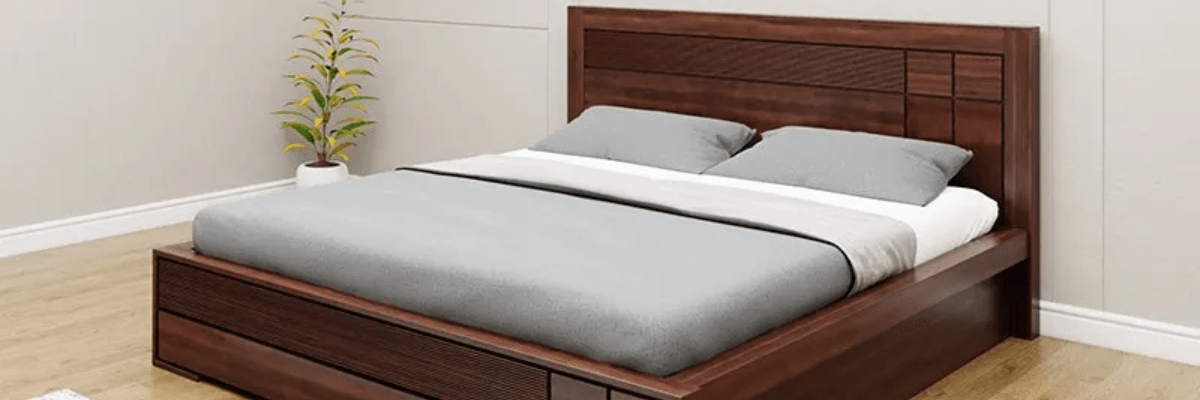 Wooden Oak Bed