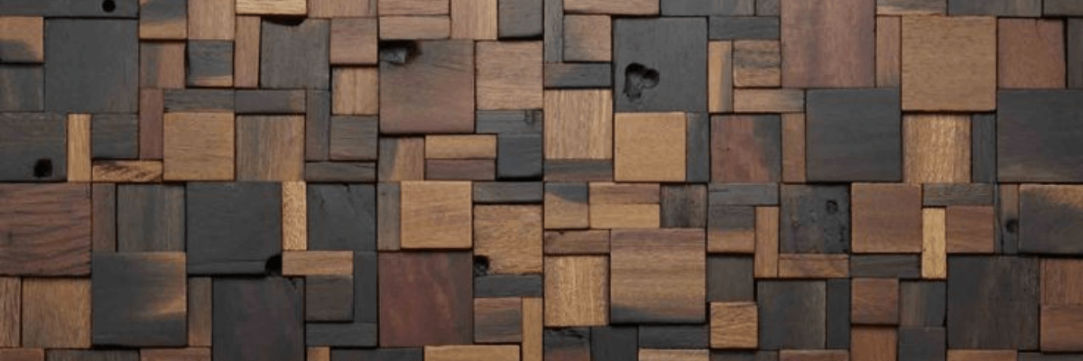 Wooden texture interior design